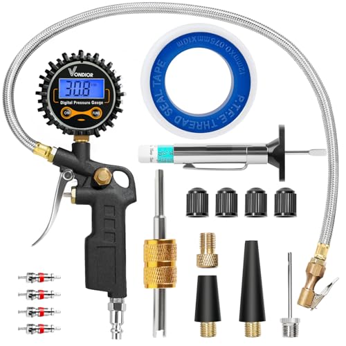 Digital Tire Pressure Gauge with Inflator