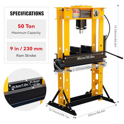 50T Hydralic Shop Press H