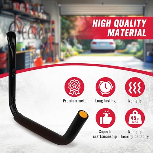 4 Piece 15" 100 Lbs Heavy Duty Garage Storage Hooks (4 Count)