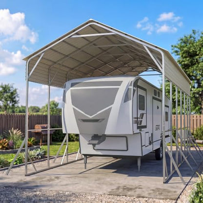 14x30x15 FT RV Metal Carport