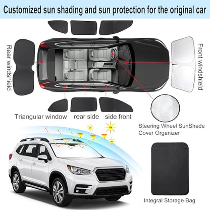 Window Shades for Subaru Ascent Touring 2019 (8 Count)