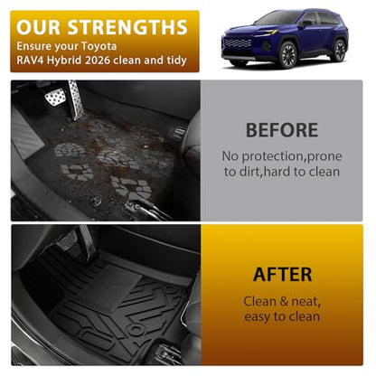 Floor Mats for Toyota RAV4 Hybrid 2026