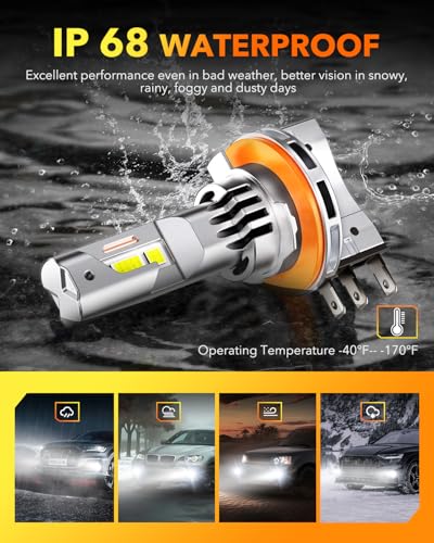 H15 DRL LED Bulbs (2 Count)