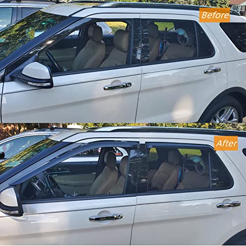 Window Visors Rain Guards for 2011 (4 Count)