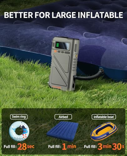 Car Jump Starter with Air Compressor 9000A