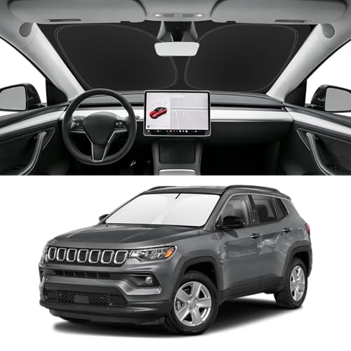 Custom Fit Windshield Sun Shade for Jeep Compass 2017