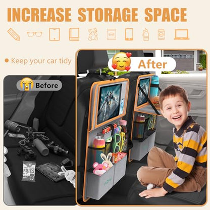 Car Backseat Organizer with Tablet Holder