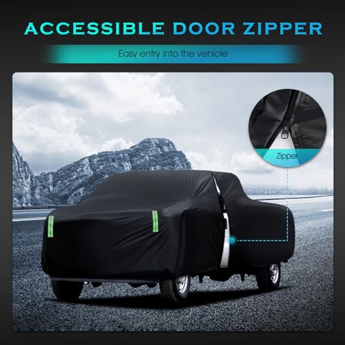 Truck Car Cover Waterproof All Weather Full Outdoor Pickup Cover Rain UV Protection