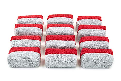 Mini [Saver Applicator Terry] Ceramic Coating Applicator Sponge (12 Count)
