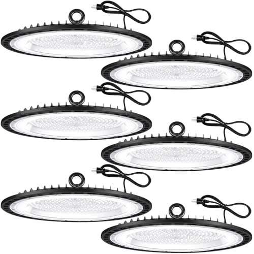 6 Pack 240W UFO Led High Bay Light Fixture (6 Count)