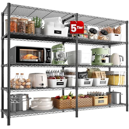5 Tier Heavy Duty Wire Shelving Unit