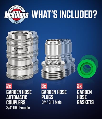 2025 Automatic Garden Hose Quick Connect [UNIVERSAL FIT]