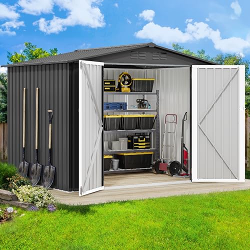 7x5ft Metal Outdoor Storage Shed