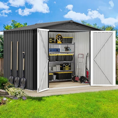 7x5ft Metal Outdoor Storage Shed