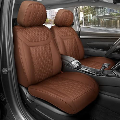Curated Teracotta Leather Seat Covers for Cars & SUVs