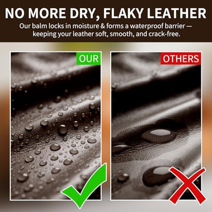 Leather Recoloring Balm with 100ml Mink Oil