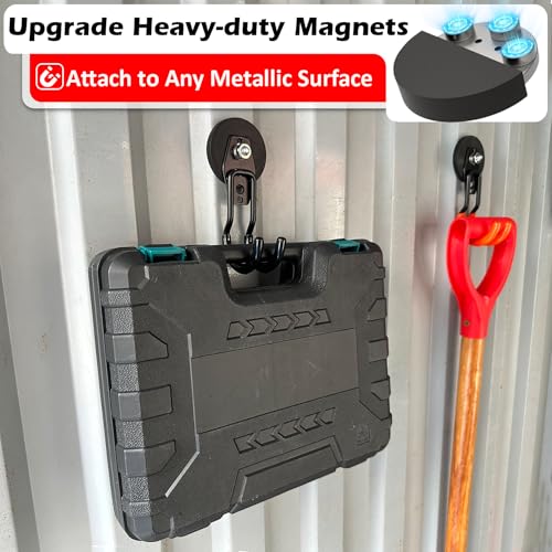 Upgraded Magnetic Hooks Heavy Duty (2 Count)