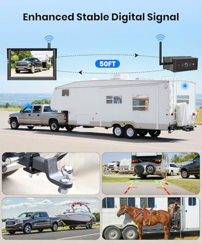 5 Inch Magnetic Wireless Backup Camera