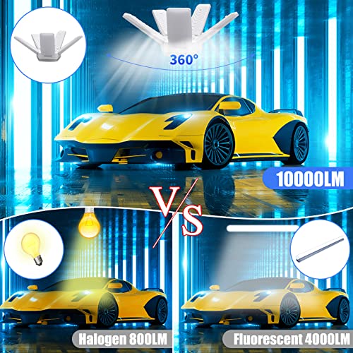 5 Panel LED Garage Light 2 Pack
