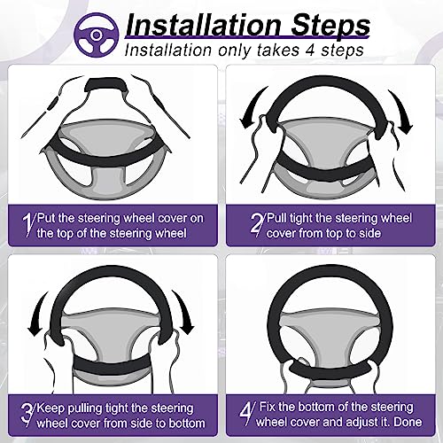 Elastic Stretch Steering Wheel Cover