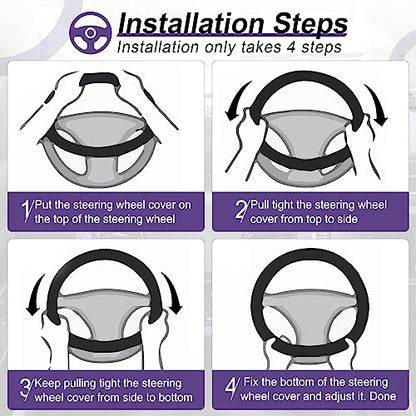 Elastic Stretch Steering Wheel Cover