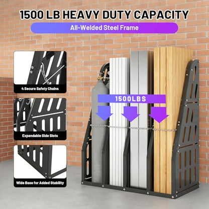 Heavy Duty Vertical Bar Storage Rack