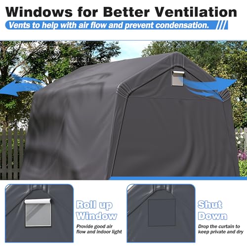 10' x 10' Outdoor Portable Storage Shed