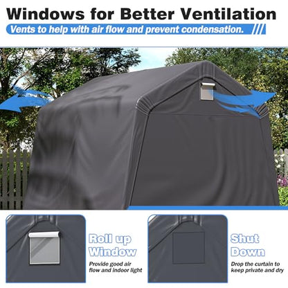 10' x 10' Outdoor Portable Storage Shed