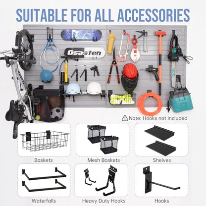 Slatwall Panels Garage Slat Wall Storage Systems 4'x4'