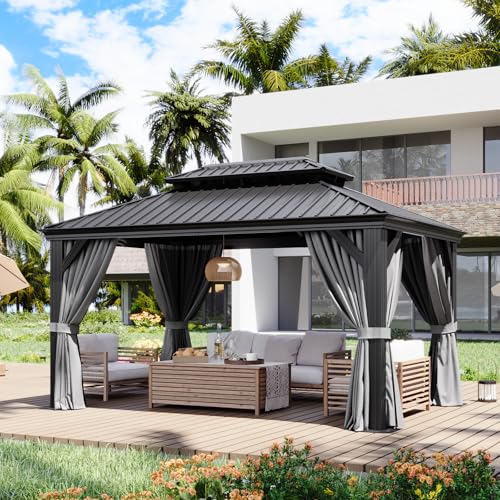 10' X 14' Hardtop Gazebo with Drainage