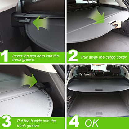 Cargo Cover for Jeep Patriot Compass 2007 (104 Ounce)