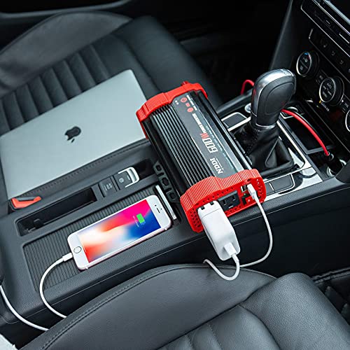 600W Car Power Inverter 12V DC to 110V AC Converter