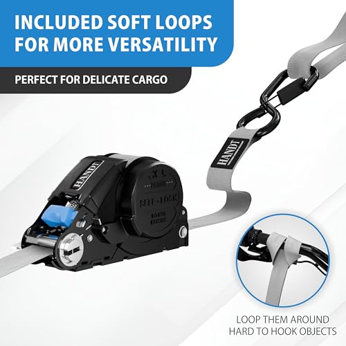USA Based Retractable Ratchet Straps (2 Count)
