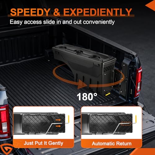 Truck Bed Swinging Toolbox Fits for Ford F (7.5 Count)