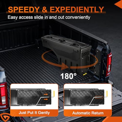 Truck Bed Swinging Toolbox Fits for Ford F (7.5 Count)