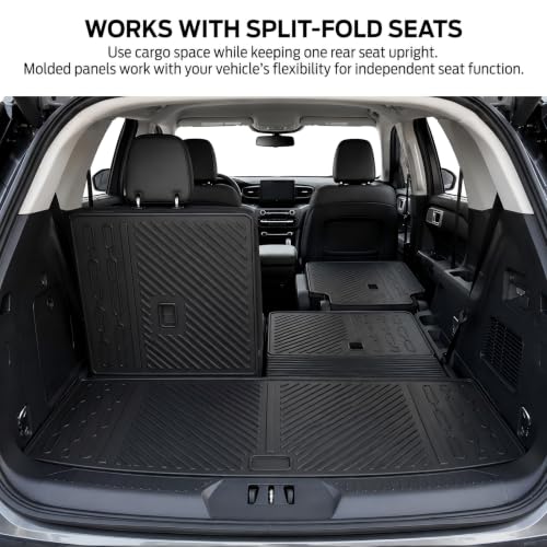Cargo Mat & Seat Back Covers for Ford Explorer 2020 (2 Count)