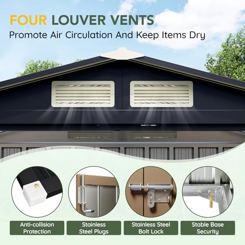 Outdoor Steel Storage Shed