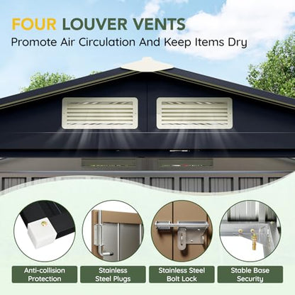 Outdoor Steel Storage Shed