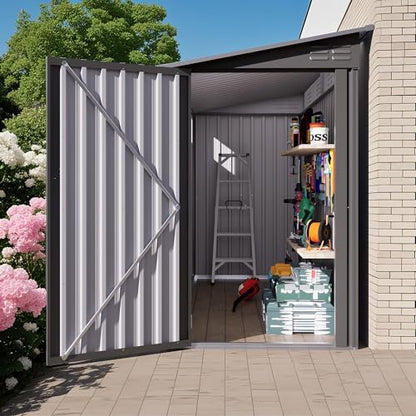 4x9 FT Lean to Shed with Windows