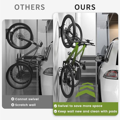 Swivel Bike Wall Mount [2 Pack] (2 Count)