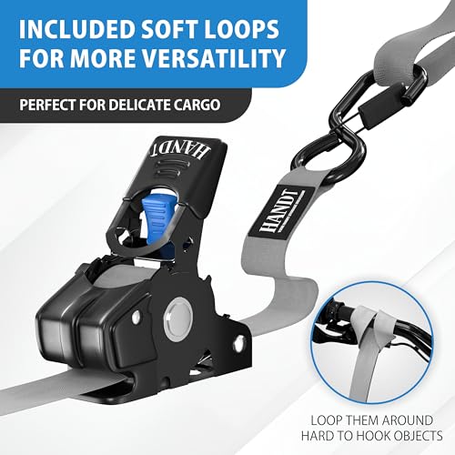 USA Based Retractable Ratchet Straps (4 Count)