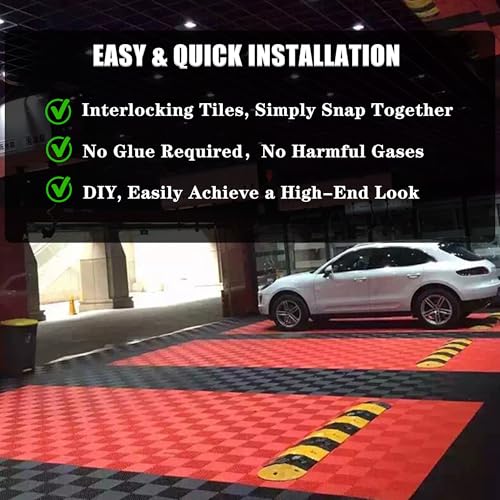 Interlocking Garage Floor Tiles (24 Unit Count Type)