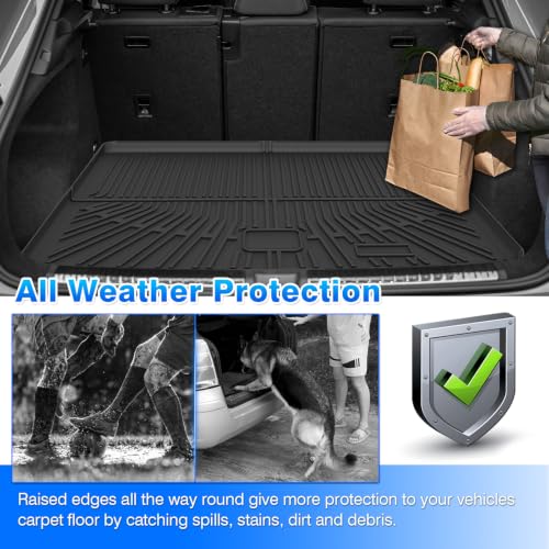 Floor Mats and Cargo Liner Fit for Audi Q3 2019 2020 2021 2022 2023 2024 2025 All Weather Floor Mat Q3 Accessories Heavy Duty Carpet Protection