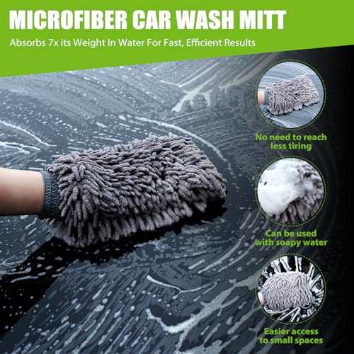 2 Pack 1300 GSM Car Drying Towels (4 Count)