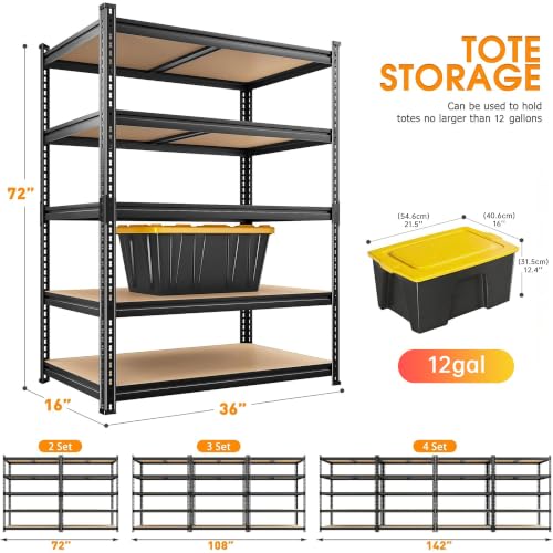 4 Pack Storage Shelves (4 Count)