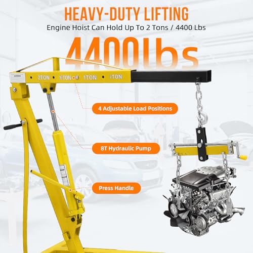 Engine Hoist with Lever