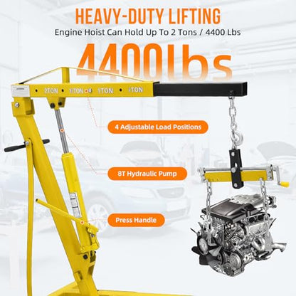 Engine Hoist with Lever