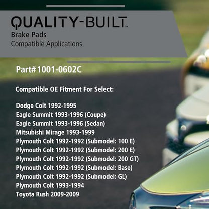 Front Ceramic Brake Pads