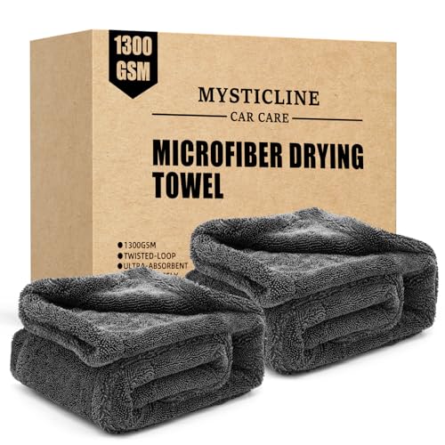 2 Pack 1300 GSM Car Drying Towel (2 Count)
