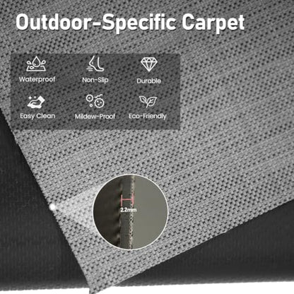 Domi 6.2X11FT Resin Outdoor Storage Shed